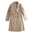 thumbnail image 4 of Women's Warm Winter Trench Coat Long Blend Overcoat Fashionable Outerwear For Ladies, 4 of 4