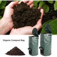 thumbnail image 5 of 1 compostador de jardín de 15 galones, cuenco biodigestor ecológico, contenedor de compost portátil para residuos de cocina del jardín. Rojo Verde, 5 of 5