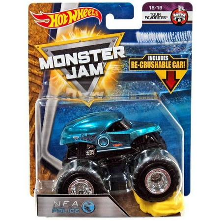 Hot Wheels Monster Jam N.E.A. Police Die-Cast Car [Tour Favorites]