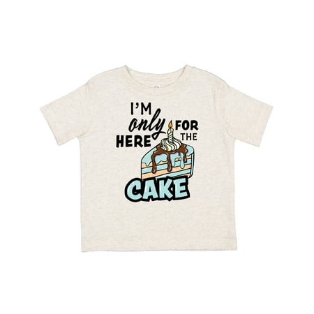 

Inktastic Im Only Here for the Cake Gift Toddler Boy Girl T-Shirt
