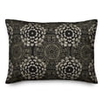 thumbnail image 2 of Creative Products Tan and Black Pattern Medallions 14x20 Indoor / Outdoor Pillow, 2 of 3