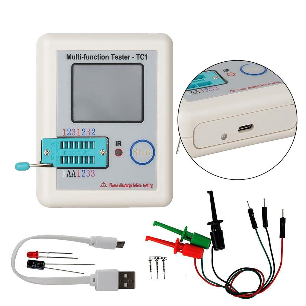 LCR-TC1 Transistor Tester ESR Capacitance Meter Electronic V8L4 HOT NPN Fast E3I9