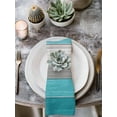 thumbnail image 2 of Turquoise Wood Grain Cloth Napkins Set of 8 Reusable Dinner Napkins, Country Retro Wooden Plank Gray Cocktail Napkin Washable Table Napkins for Wedding/Holiday Party/Baby Shower 20"x20", 2 of 7
