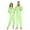 W147, variant on joogoo Checkered Green Unisex Adults Onesies Pajamas Jumpsuits L