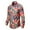 Red, variant on JURANMO Big and Tall Dressy Shirts for Men Fashion Floral Print Long Sleeve Shirts Slim Fit Lapel Button Down Shirts 2024 Trendy Fall Wedding Western Shirt Today's Deals White XL