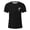 Black, variant on Men's Summer Beach Coconut Print Breathable Short Sleeve Top Black L
