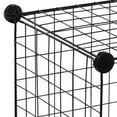 ZENSTYLE 12Cube Organizer DIY Collapsible Metal Wire Netting Storage