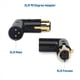 thumbnail image 3 of 6 Adaptador de Ángulo XLR de 3 Pines Ajustable Macho A Hembra Adaptador XLR de Ángulo Recto Adaptador XLR de 90 Grados, 3 of 5