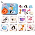 thumbnail image 1 of 24Pcs/Set Shape Matching Game Bright Color Hand-eye Coordination Wood Vegetables Matching Puzzles Toys for Children, 1 of 6