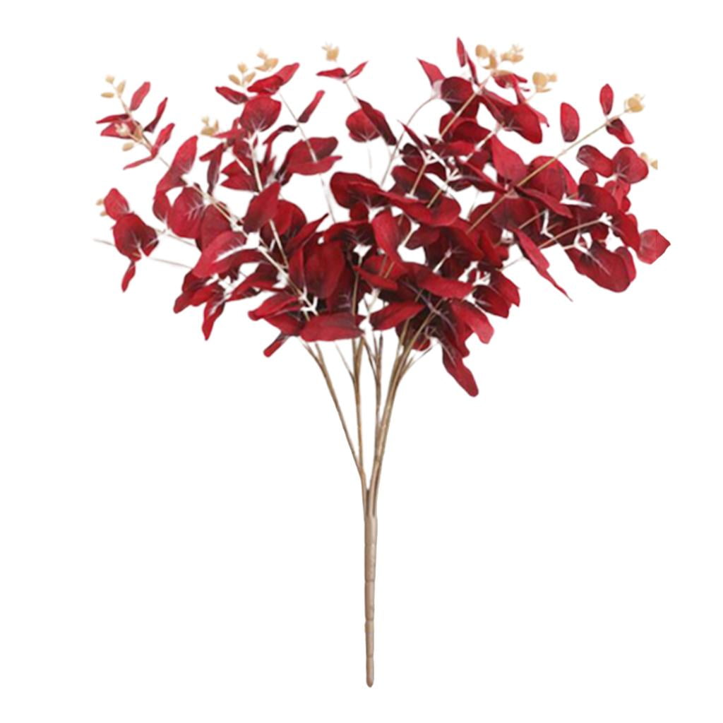 Blesiya 19'' Large Bunch Artificial Eucalyptus Stems Greenery Leaf