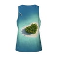 thumbnail image 5 of Gaeub Paradise Island Men's Athletic Tank Top, Workout Sleeveless Shirts, Running Tank Tops for Gym, Running, Training - X-Large, 5 of 9