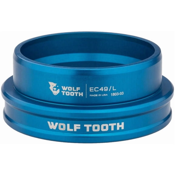 Wolf Tooth Wolf Tooth Premium EC Headsets - External Cup Lower EC49/40 Blue