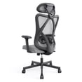 thumbnail image 4 of Kontor Mesh Adjustable Office Desk Chair, Gray, 4 of 5