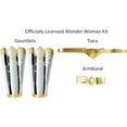 thumbnail image 3 of RUBIES II Wonder Woman Costume Accessories with Tiara, Armband & Gauntlets (3 pieces), 3 of 7