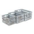 thumbnail image 5 of Isolde Set of 3 Wooden Crates - Gray Wash, 5 of 6