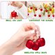 thumbnail image 2 of Decoraciones del festival de colgantes colgantes en forma de manzana de manzana de manzana de navidad de 24 pc, 2 of 6