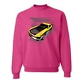 thumbnail image 2 of Wild Bobby, Ford Boss 302 Mustang Horse Power Retro, Cars and Trucks, Unisex Crewneck Graphic Sweatshirt, Fuschia, 3X-Large, 2 of 4