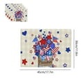 thumbnail image 3 of JoyMoreHome 4th of July Patriotic America Memorial Day Independence Day Placemats Set of 4 Table Mats Decorations, 3 of 6
