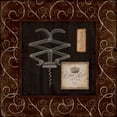 thumbnail image 2 of Marrott, Stephanie 20x20 Gold Ornate Wood Framed with Double Matting Museum Art Print Titled - Corkscrew I, 2 of 4