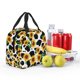 thumbnail image 5 of Easygdp Cute Cow Print Sunflower C Bolsa Térmica Premium - Tela Oxford Impermeable, Gran Capacidad, Bolsillo Frontal, Unisex para Trabajo, Escuela, Actividades al Aire Libre y Picnics, 5 of 8