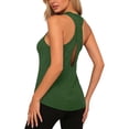 thumbnail image 3 of Women's Ice Silk Backless Yoga Top, Breathable Hollow Out Workout Tank, Quick-Dry Athletic Sleeveless Shirt for Fitness & Gym, Sizes S-XL, 3 of 6