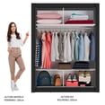 thumbnail image 4 of Ropero Closet Madesa Denver 2 Puertas Corredizas con Espejo Negro, 4 of 5