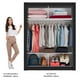 thumbnail image 4 of Ropero Closet Madesa Denver 2 Puertas Corredizas con Espejo Negro, 4 of 5