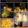 thumbnail image 2 of Dicasser 24/12/10/8/4/1Pcs Starry String Lights,Fairy String Lights Starry LEDs On Copper Wire,String Lights Waterproof for Wedding Centerpiece,Party,Christmas Table Decor, 2 of 9