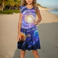 thumbnail image 1 of LOVZFMLL Robe d'Été Sans Manches pour Filles Tout-Petits Imprimé Graphique Vêtements pour Enfants, 1 of 3