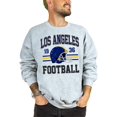 thumbnail image 2 of Vintage Los Angeles 1936 Football Sweatshirt for Men Women and Kids Distressed Game Day Pullover Gray Sweatshirt Adult X-Large, 2 of 4
