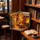 thumbnail image 3 of Ornamento de Librería Navideño, Bookstore Christmas Ornament, Estilo Festivo, Diseño Atractivo, Acero Inoxidable, Base de Madera, para Sala de Estar, Festivo de Navidad, Año Nuevo, para, 3 of 5
