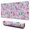 Pink Breast Cancer, variant on Long Mouse Pads for Desk,Pink Ribbon Pattern Desk Mats on Top Of Desks, Desk Mouse Pad Extra Large with 3mm Non-Slip Base and Stitched Edge for Gaming,Office,Work,Home 31.5x11.8in