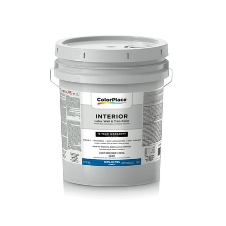 ColorPlace Ultra Premium Interior Paint & Primer, Flat, Light Base, 1 Gallon