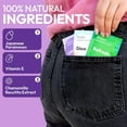 thumbnail image 2 of FOMIN Travel Deodorant Wipes - 50 Count - Calming Lavender and Chamomile - pH Balanced, Hypoallergenic Mini Deodorant Wipes For Women and Men - Plastic-Free, Individually Wrapped Underarm & Body Wipe, 2 of 6