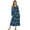 Snowflake, variant on Tutolipy Christmas Nightgowns Santa Claus Printed Sleepwear Full Length Loungewear Long Sleeve Night Dress for Fall Winter, S