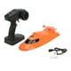 thumbnail image 2 of Lancha rápida con control remoto, barco RC 2,4 GHz, barco de carreras inalámbrico RC, barco de velocidad RC, funcionamiento suave, 2 of 8