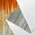 thumbnail image 6 of Modern Shower Curtain Sets for Bathroom Gray Blue Beachy Aesthetic Stripe Contemporary Minimalist Painting Fabric Bathtub Curtains Navy Blue Tan Arabic Pattern Curtains, 6 of 6