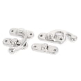 thumbnail image 2 of Uxcell Box Lock Buckle Right Swing Arm Clasp Metal Latches Toggle Hasp Silver Tone 10pcs, 2 of 4