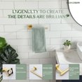 thumbnail image 4 of KOKOSIRI Bathroom Towel Bar Gold Hand Towel Holders Wall Mount Toilet Kitchen Cabinet Paper Holder Stainless Steel Bath Accessories, B3008BG, 4 of 9