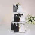 thumbnail image 4 of BalsaCircle 50 White Black Gift Boxes Wedding Dres Tuxedo FAVOR BOXES Party Home Decorations, 4 of 8