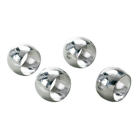 

Leeber 72653 Hammered Napkin Ring Set of 4
