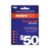 Metro PCS $50 Payment Card