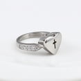 thumbnail image 3 of Custom Icon Cremation Jewelry, Personalized Ring for Ashes, Pet's Memorial Keepsake, Free Jewelry Box & Filling Tool [Size 8, Icon Engraving, 8-Icon to Choose], 3 of 6