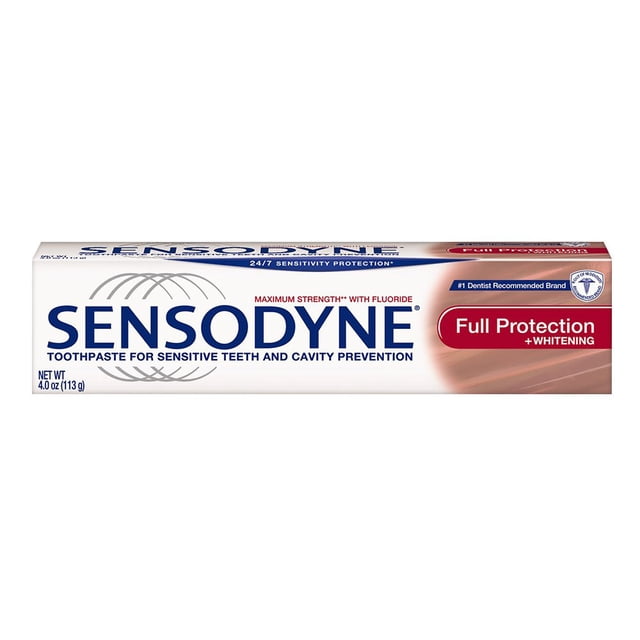 Pasta de dientes Sensodyne Full Protection para blanquear los dientes, 120 ml