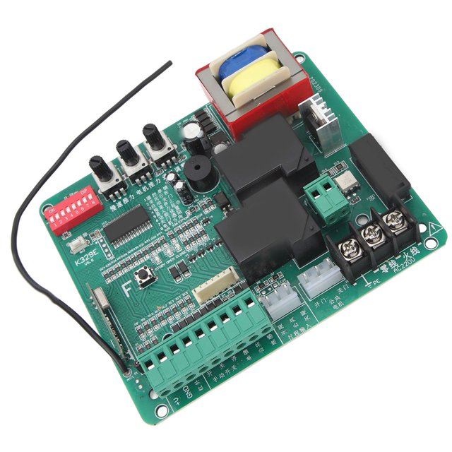 Placa De Circuito De Puerta Corrediza Motorizada Con Función De Velocidad Lenta, Indicadores LED, Placa De Control De Operación Manual Para Motor
