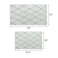 thumbnail image 5 of Sussex Home Non Skid Washable Kitchen Runner Rugs Set of 2 - Ultra-Thin Lattice Area Rugs for Laundry Room, Entryway, Bathroom - Multipurpose Set of 44 x 24 and 31.5 x 20 Inches Floor Mats, 5 of 8