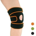 thumbnail image 1 of CHUANK Genouillère Ajustable de Compression pour Tendon pour Hommes Femmes Soutien pour Arthrite Douleur Blessure Récupération Course Entraînement (Noir), 1 of 7