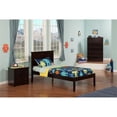 thumbnail image 2 of Madison Lit Plateforme en Bois Massif Simple TG, Couleur Espresso, 2 of 6