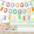 thumbnail image 3 of KCEHTA Easter Banner, Happy Easter Banner, Easter Hanging Paper Banner, Easter Decorations Banner, Easter Decorations Indoor, Easter Birthday Party Decorations, 3 of 7