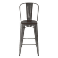 thumbnail image 3 of Silla alta banco para cocina barra bar elegante comoda firme Thocar Silver H1505 R21 R21 Muebles Thocar silver moderno banco, 3 of 7